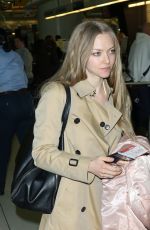 AMANDA SEYFRIED Arrives at JFK Airport in New York 2302