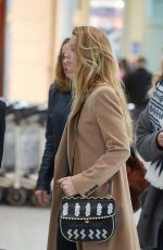 AMBER HEARD at Heathrow Airport in London