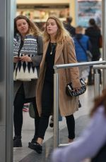 AMBER HEARD at Heathrow Airport in London