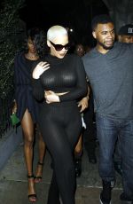 AMBER ROSE Leaves Emerson Club in Hollywood
