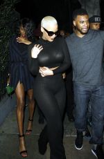 AMBER ROSE Leaves Emerson Club in Hollywood