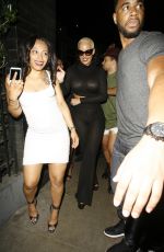 AMBER ROSE Leaves Emerson Club in Hollywood