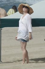 AMY ADAMS in Bikini Bottoms on the Beach in Los Angeles