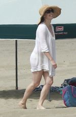 AMY ADAMS in Bikini Bottoms on the Beach in Los Angeles