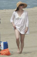 AMY ADAMS in Bikini Bottoms on the Beach in Los Angeles