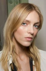 ANJA RUBIK at Chloe Fashion Show in Paris