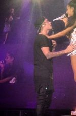 ARIANA GRANDE and Justin Bieber Performs at Honeymoon Tour in Miami