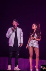 ARIANA GRANDE and Justin Bieber Performs at Honeymoon Tour in Miami