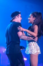 ARIANA GRANDE and Justin Bieber Performs at Honeymoon Tour in Miami