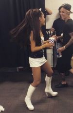 ARIANA GRANDE and Justin Bieber Performs at Honeymoon Tour in Miami