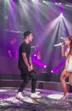 ARIANA GRANDE and Justin Bieber Performs at Honeymoon Tour in Miami