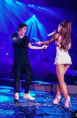 ARIANA GRANDE and Justin Bieber Performs at Honeymoon Tour in Miami