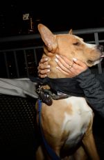 ARIANA GRANDE at Badass Brooklyn Animal Rescue Adoption Event in New York