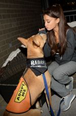 ARIANA GRANDE at Badass Brooklyn Animal Rescue Adoption Event in New York