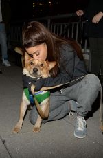 ARIANA GRANDE at Badass Brooklyn Animal Rescue Adoption Event in New York