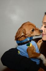 ARIANA GRANDE at Badass Brooklyn Animal Rescue Adoption Event in New York