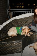 ARIANA GRANDE at Badass Brooklyn Animal Rescue Adoption Event in New York