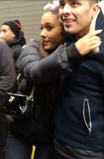 ARIANA GRANDE Leaves Her Hotel in Chicago