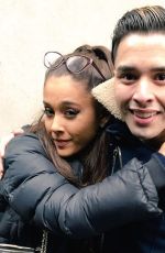ARIANA GRANDE Leaves Her Hotel in Chicago