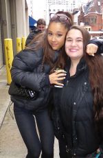 ARIANA GRANDE Leaves Her Hotel in Chicago