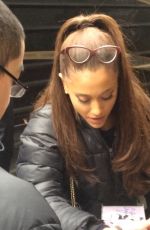 ARIANA GRANDE Leaves Her Hotel in Chicago