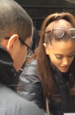 ARIANA GRANDE Leaves Her Hotel in Chicago
