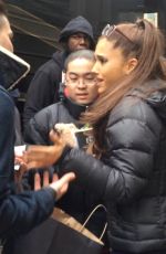 ARIANA GRANDE Leaves Her Hotel in Chicago