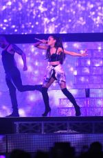 ARIANA GRANDE Performs at Honeymoon Tour in Rosemont