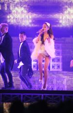 ARIANA GRANDE Performs at Honeymoon Tour in Rosemont