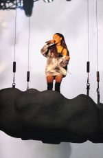ARIANA GRANDE Performs at Honeymoon Tour in Rosemont
