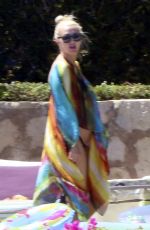 ASHLEE SIMPSON at a Pool in Los Cabos