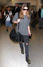 ASHLEY GREENE Arrives at LAX Airport in Los Angeles