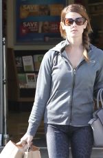 ASHLEY GREENE in Leggings Out Shopping in Los Angeles