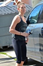 ASHLEY GREENE in Tights Out and About in West Hollywood 1303