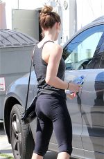 ASHLEY GREENE in Tights Out and About in West Hollywood 1303
