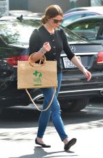 ASHLEY GREENE Leaves a Pet Clinic in Los Angeles