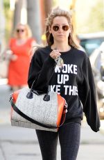 ASHLEY TISDALE Heading to a Gym in West Hollywood 0503