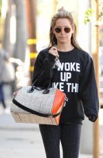 ASHLEY TISDALE Heading to a Gym in West Hollywood 0503