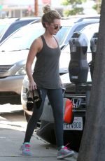 ASHLEY TISDALE Leaves a Gym in West Hollywood 2303