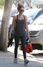 ASHLEY TISDALE Leaves a Gym in West Hollywood 2303