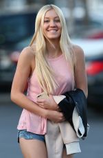 AVA SAMBORA in Jeans Shorts Out and About in Calabasas 2503