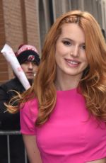 BELLA THORNE Arrives at The View in New York 2603