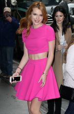 BELLA THORNE Arrives at The View in New York 2603