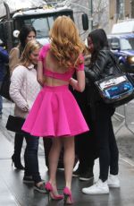 BELLA THORNE Arrives at The View in New York 2603