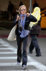 BO DEREK at LAX airport in Los Angeles