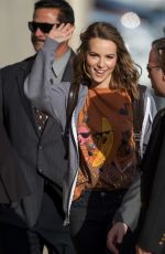 BRIDGIT MENDLER Arrives at Jimmy Kimmel Live! in Hollywood