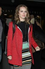 BRIDGIT MENDLER Leaves Rockefeller Center in New York
