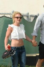 BRITNEY SPEARS and Charlie Ebersol at Her Son Soccer Game