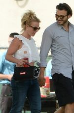 BRITNEY SPEARS and Charlie Ebersol at Her Son Soccer Game
