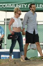 BRITNEY SPEARS and Charlie Ebersol at Her Son Soccer Game
